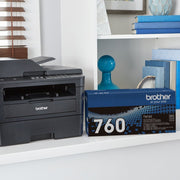 Brother TN-760 Original High Yield Laser Toner Cartridge - Black - 1 Each