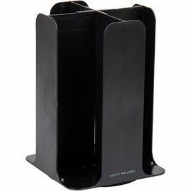 Mind Reader Totem Breakroom Cup/Lid Holder, Black, EMSCDISPBLK