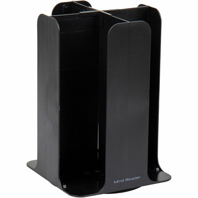 Mind Reader Totem Breakroom Cup/Lid Holder, Black, 4EA/CT — view 1