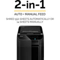 Fellowes AutoMax 550C Auto Feed Shredder, Black, FEL4963001