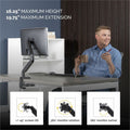 Fellowes Platinum Mounting Arm for Monitor - Black, FEL8043301