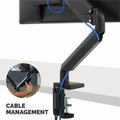 Fellowes Platinum Mounting Arm for Monitor - Black, FEL8043301