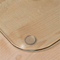 Floortex Desktex Glaciermat Glass Desk Pad - 19" x 24", Clear, FLRFCDE1924G