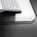 Floortex Desktex Glaciermat Glass Desk Pad - 20" x 36", Clear, FLRFCDE2036G
