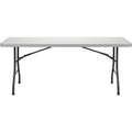 Lorell Extra-Capacity Ultra-Lite Folding Table, Gray, LLR12348