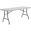 Lorell Extra-Capacity Ultra-Lite Folding Table, Gray, LLR12348