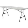 Lorell Extra-Capacity Ultra-Lite Folding Table, Gray, LLR12348