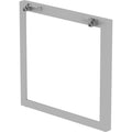 Lorell Relevance Series Desk-height Side Leg Frame, Silver, LLR16205