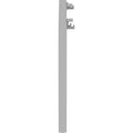 Lorell Relevance Series Desk-height Side Leg Frame, Silver, LLR16205