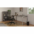 Lorell Relevance Series Desk-height Side Leg Frame, Silver, LLR16205