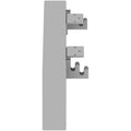 Lorell Relevance Series Short Side Leg Frame, Silver, LLR16206
