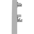 Lorell Relevance Series Short Side Leg Frame, Silver, LLR16207