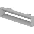 Lorell Relevance Series Short Side Leg Frame, Silver, LLR16207