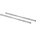 Lorell Adjustable Crossbar Set, Silver, 1 Set, LLR16208