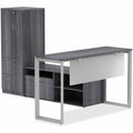 Lorell Relevance Standing-Height Side Leg Frame, Silver, LLR16209