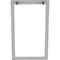 Lorell Relevance Standing-Height Side Leg Frame, Silver, LLR16209