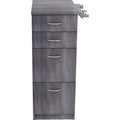 Lorell Relevance Series 4-Drawer File Cabinet, Gray, LLR16211