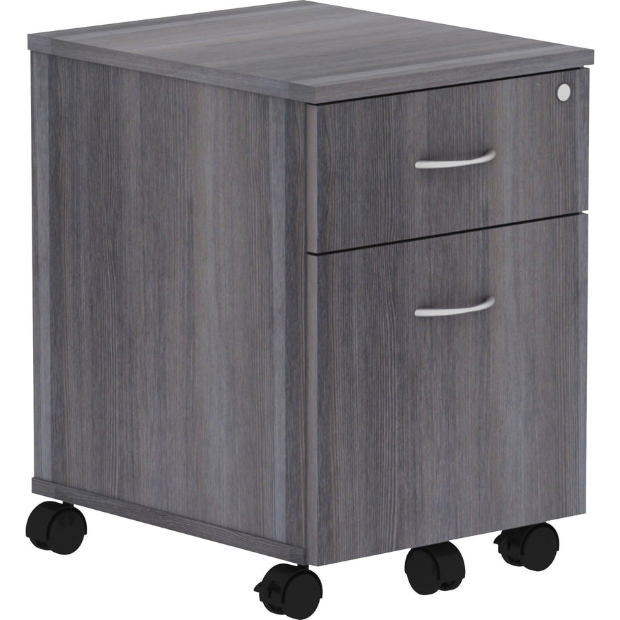 Lorell Relevance Series 2-Drawer File Cabinet, Adjustable Leveler, LLR16217