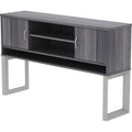 Lorell Relevance Series Freestanding Hutch, Gray, LLR16219