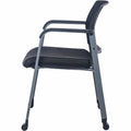 Lorell Mesh Back Guest Chair with Casters, LLR30953