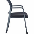 Lorell Mesh Back Guest Chair with Casters, LLR30953