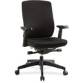 Lorell Premium Mid-Back Chair with Adjustable Arms, LLR42172