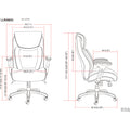 Lorell Wellness by Design Big & Tall Chair with Flexible Air Technology, LLR48843