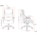 Lorell Wellness by Design Big & Tall Chair with Flexible Air Technology, LLR48845