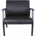 Lorell Big & Tall Guest Chair, Black, LLR68557