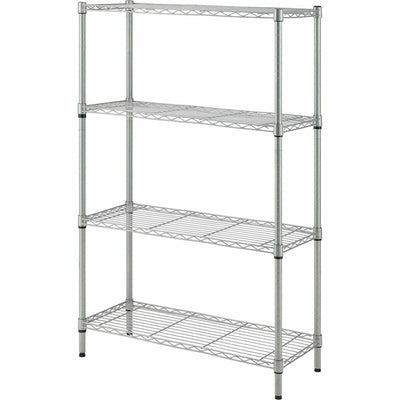Lorell Light-Duty Wire Shelving, Silver, LLR70063