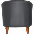 Lorell Barrel Armchair, Black, LLR82098