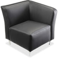 Lorell Fuze Modular Series Left Lounge Chair, LLR86919