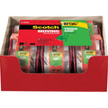 3M Scotch Tough Grip Moving Packaging Tape, Clear, 1 Pack, MMM1506