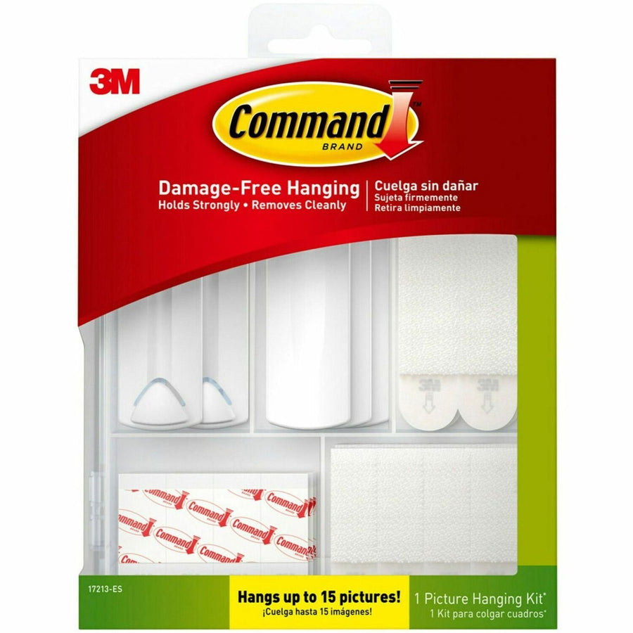 3M Command Picture Hanging Kit, White, 1 Pack — view 1