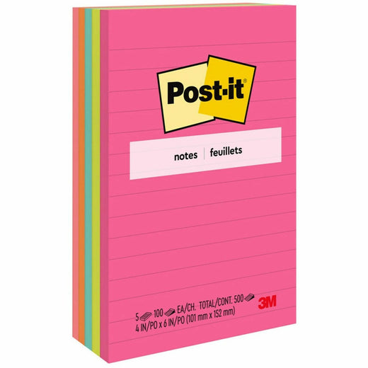 Post-it® Notes Original Notepads - Poptimistic Color Collection, 1 Pack