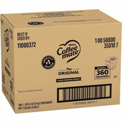 Coffee mate Original Flavor Liquid Creamer Singles, 1 Carton