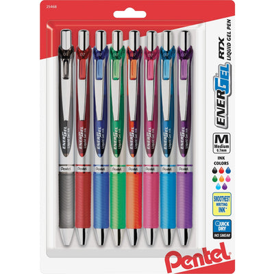 Pentel Liquid Steel Tip Gel Pens, 8 / Pack — view 1