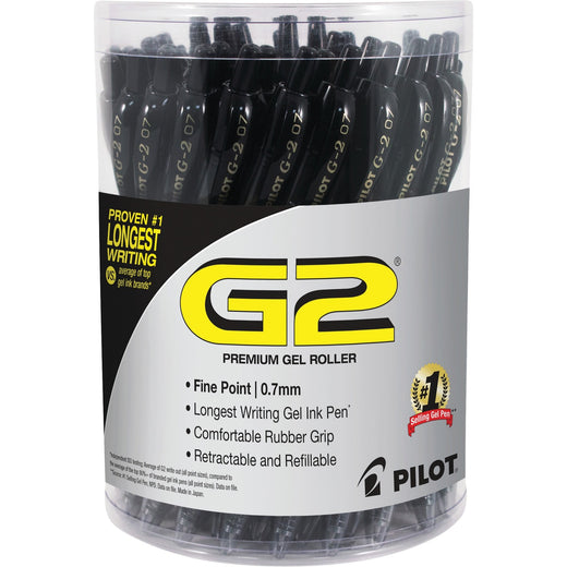 G2 Retractable Gel Ink Pens with Black Ink, 1 Pack