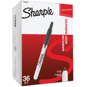 Sharpie Fine Point Retractable Markers, 1 Box