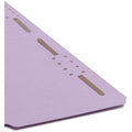 Smead 1/3 Tab Cut Legal Recycled Fastener Folder, Lavender, 8 1/2" Width x 14" Length, 50 / Box, SMD17440