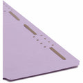 Smead 1/3 Tab Cut Legal Recycled Fastener Folder, Lavender, 8 1/2" Width x 14" Length, 50 / Box, SMD17440