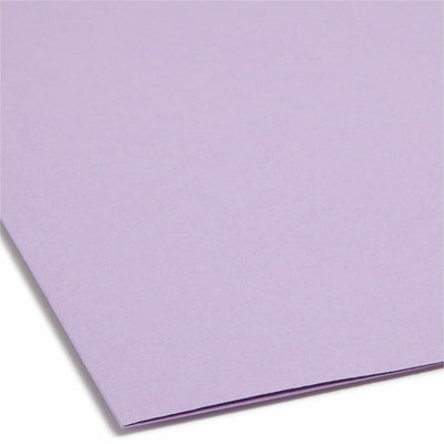 Smead 1/3 Tab Cut Legal Recycled Fastener Folder, Lavender, 8 1/2" Width x 14" Length, 50 / Box, SMD17440