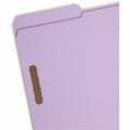 Smead 1/3 Tab Cut Legal Recycled Fastener Folder, Lavender, 8 1/2" Width x 14" Length, 50 / Box, SMD17440