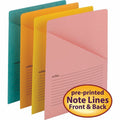 Smead Organized Up Recycled File Jacket, Yellow, 1 Pack, SMD75427
