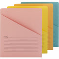 Smead Organized Up Recycled File Jacket, Yellow, 1 Pack, SMD75427