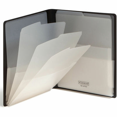 Smead Organized Up Letter Organizer Folder, Black, 8 1/2" Width x 11" Length, 10EA/CT 100CT/PL — view 1