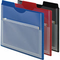 Smead 1/3 Tab Cut Letter Organizer Folder, Black, 8 1/2" Width x 11" Length, 3 / Pack, SMD89614