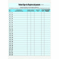 Tabbies Patient Sign-in Label Forms, 8.50" Width x 11" Length, 1 Pack, TAB14541