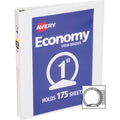 Avery Economy View Binder, White, 8 1/2" Width x 11" Length, 4 / Bundle, AVE05711BD