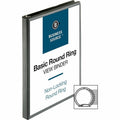Business Source Round-ring View Binder, Black, 8 1/2" Width x 11" Length, 4 / Bundle, BSN09950BD